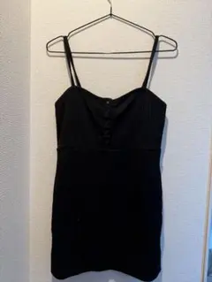 黒 ストライプ キャミワンピース SLY
