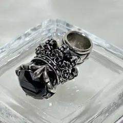 Justin Davis 内山英雄　ジルコニア　スカル　SILVER　リング Justin Davis 内山英雄 ジルコニア スカル SILVER リング