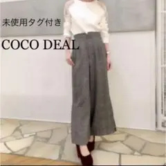 未使用タグ付き♔︎COCO DEAL ワイドパンツ【2】
