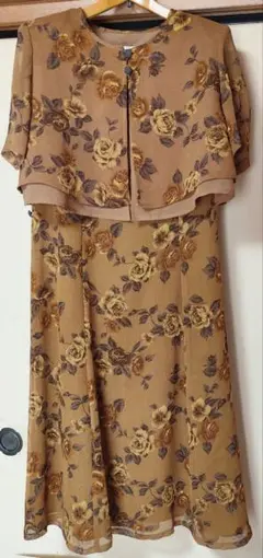 【ALPHA COLLECTION】レディース　ボレロ付きワンピース　11号