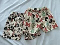 リトシー ミッキー 半ズボン 2枚セット