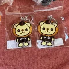 ライオンキャラクターキーホルダー 坂本勇人　２個
