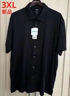 ユニクロ　エアリズムコットン　フルオープン　ポロシャツ　3XL