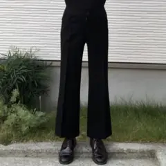 90s vintage フレアパンツ ウエスタンベルボトム フレアスラックス 黒