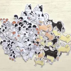 フレークシール　犬　柴犬　かわいい　ハンドメイド