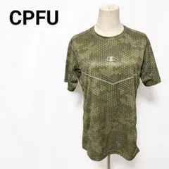 チャンピオン CPFJ Tシャツ Lサイズ カーキ 迷彩柄