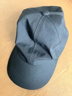 無印良品　ブラックキャップ ポリエステル素材