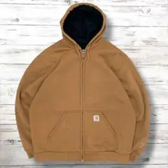Carhartt カーハート パーカー シンプル M ブラウン 1233