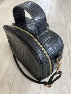 クロコダイル柄 ハンドバッグ