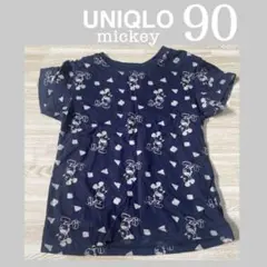 UNIQLO ミッキー Tシャツ 90
