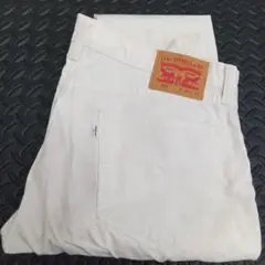 リーバイス505 アイボリー　オフホワイト　ストレッチパンツ　36×32