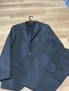 hugoboss ブラックスーツ　サイズ48
