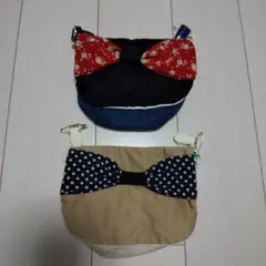 移動ポケット ハンドメイド ティッシュポケット付き