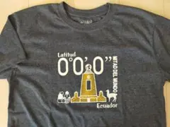 南米エクアドル Tシャツ 赤道　Lサイズ