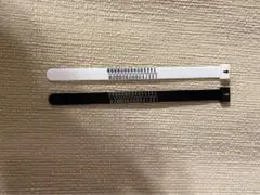 ホワイト・ブラック プラスチックスケールリングサイズ 2個セット