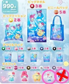 【新品】サンリオキャラクターズ サマーチャレンジ！マスコット シナモロール