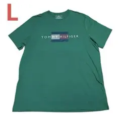新品未使用品☆TOMMY HILFIGER グリーン Tシャツ Lサイズ