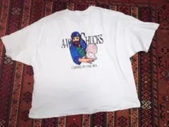 USA AW SHUCKS 古着　Tシャツ 短丈