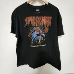 MARVELTシャツ/スパイダーマン/黒ブラック