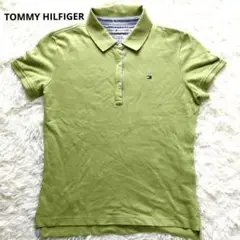 トミーヒルフィガー　TOMMY HILFIGER 黄緑　ポロシャツ　M