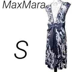 【美品】【古着】【S】MaxMara♡マックスマーラ ひざ下ワンピース