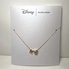 Disney×BAUBLEBAR ミッキーマウス　イニシャルネックレス　K