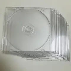 サンワサプライ スリムCD/DVD/BDケース 1枚収納×12枚セット 約5mm
