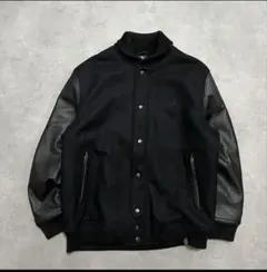 美品 NIKE ナイキ ジョーダン 袖レザー スタジャン ブラック XL