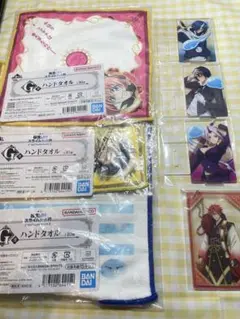 転スラ 一番くじ タオル3枚＋キーホルダー＋アクスタ3点 セット