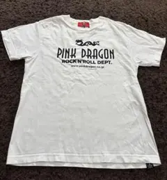 PINK DRAGON ロックンロール Tシャツ Sサイズ クリームソーダ