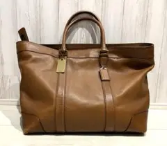B372【本革】COACH★大容量 ブリーカー トートバッグ 青 70487 B372【本革】COACH☆大容量 ブリーカー トートバッグ 青 70487