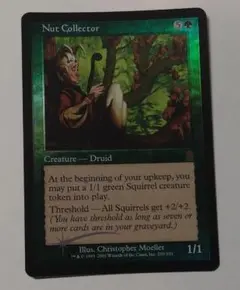 MTG【Foil】ODY 木の実拾い/Nut Collector 英語