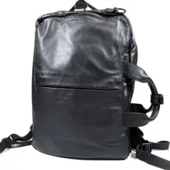 【美品】コンプリートワークス　ビジネスリュック　3way オールレザー　ブラック