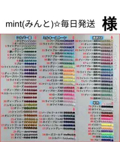 mint(みんと)✩毎日発送　様　専用