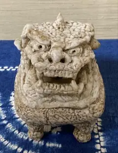 1496 古志野　龍山窯　前川電光　唐獅子香炉　古美術品　時代物 Amazon.co.jp: 1496 古志野 龍山窯 前川電光 唐獅子香炉 古美術