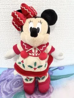 ミニー　ぬいぐるみバッジ