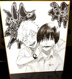 『 光が死んだ夏 色紙イラスト』