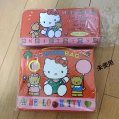 Hello Kitty ミニおりがみBAG と缶の筆箱　【未使用品】