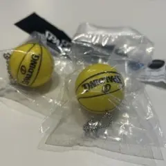 《新品未使用未開封》SPALDING バスケットボールスイング 黄色　２個
