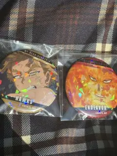 僕のヒーローアカデミア　ヒロアカ　ホークス　キラッとCANバッジ　缶バッジ