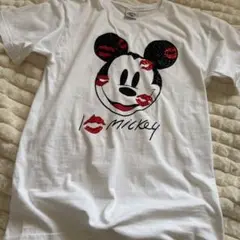 Micky&Co. Disney ディズニー ミッキーマウス キスマークTシャツ