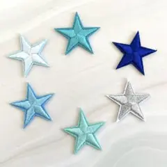 スターワッペン　6枚