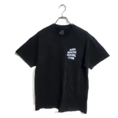ANTI SOCIAL SOCIAL CLUB 半袖Tシャツ 黒 L ロゴ
