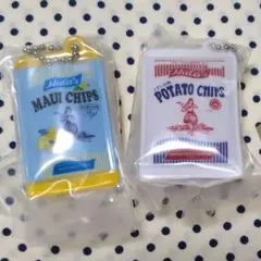 フラ印　ミニシャカシャカチャーム　アメリカンポテトチップス　マウイチップス