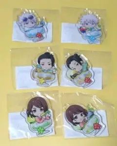 呪術廻戦 まるくじ　懐玉・玉折　ちゃぽんっ！　　アクリルキーホルダー　五条悟