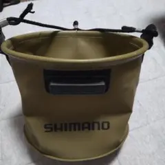 SHIMANOシマノ 水汲みバケツ21cmジャンク品