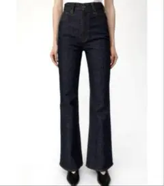 大人気✨️ MOUSSY MVS FLARE フレア デニム 濃紺 ストレッチ