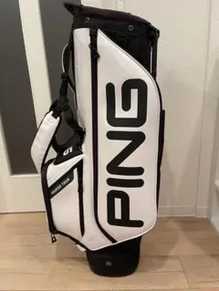 PING HOOPER TOUR キャディバッグ ホワイト/ブラック Amazon | Ping スタンドキャディバッグ CB-P2307 フーファー