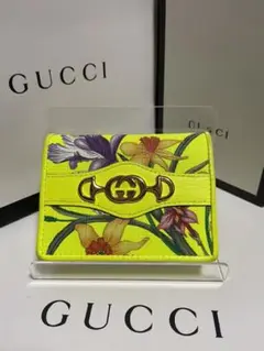 ✨『極美品』✨ GUCCI グッチ コンパクトウォレット 折り財布 ズゥミ