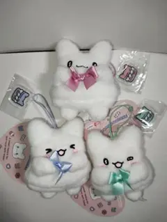 はなまるおばけ まるまるスイーツチャーム付きマスコット 3種 コンプリート